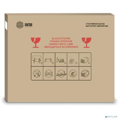 Cactus доска стеклянная CS-GBD-65X100-UWT-TM Сквозное крепление стеклянная ультра белый 65x100 стекло крепления