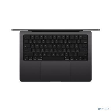Apple MacBook Pro 14-inch 2024 [MW2U3ZP/A] (КЛАВ.РУС.ГРАВ.) 14" Space Black (M4 10C CPU 10C GPU/16Gb/512GB SSD/рекоменд.переходник 11007065} (Сингапур)