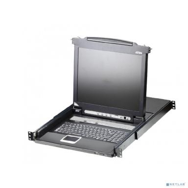 16-портовый KVMP-переключатель с ЖК-дисплеем Slideaway/ SINGLE RAIL 16P PS/2-USB LCDKVMP 19INCH