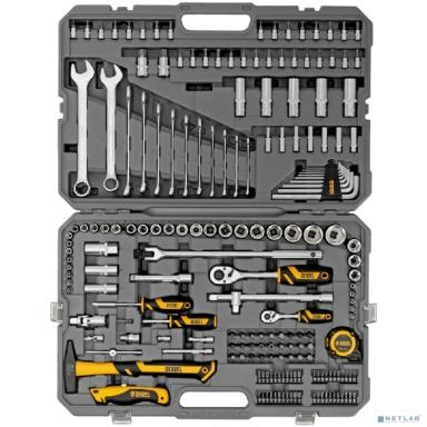 Набор инструментов, 1/2", 1/4", CrV, S2, пластиковый кейс, 194 предмета// Denzel [15806]