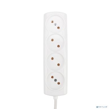 PROconnect (11-7220) Удлинитель OPTIMA 4 гнезда, 3м, 2х0,75мм?, б/з, белый