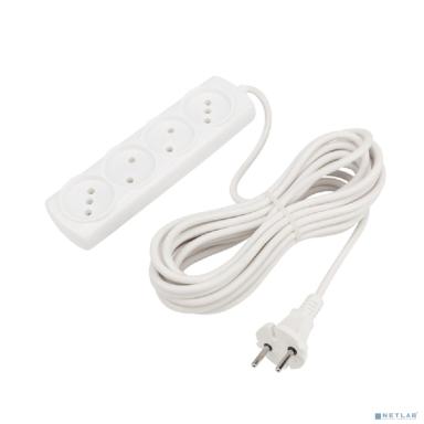 PROconnect (11-7223) Удлинитель OPTIMA 4 гнезда, 7м, 2х0,75мм?, б/з, белый