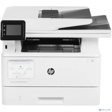 HP LaserJet Pro 4103fdw А4, МФУ, лазерное, черно-белое, 40стр/мин, 1200dpi, 1200МГц, 512Мб, 50АПД, 100+250, WiFi/Bluetooth/USB/Ethernet, 3050стр/картридж, (2Z629A#BBU) 
