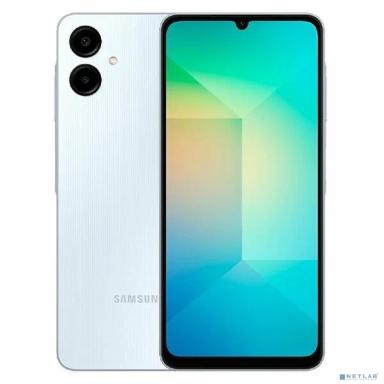 Смартфон Samsung SM-A065F Galaxy A06 128Gb 6Gb голубой моноблок 3G 4G 2Sim 6.7" 720x1600 Android 14 50Mpix 802.11 a/b/g/n/ac GPS GSM900/1800 GSM1900 TouchSc microSD max1024Gb