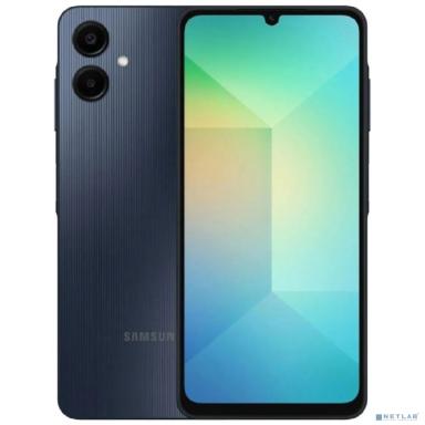 Смартфон Samsung SM-A065F Galaxy A06 128Gb 6Gb черный моноблок 3G 4G 2Sim 6.7" 720x1600 Android 14 50Mpix 802.11 a/b/g/n/ac GPS GSM900/1800 GSM1900 TouchSc microSD max1024Gb