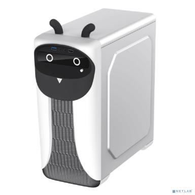GameMax Корпус Cute OWL White-Black без БП (Midi Tower, Черно-белый., 1*USB3.0 + 2*USB2.0, 2*120мм)