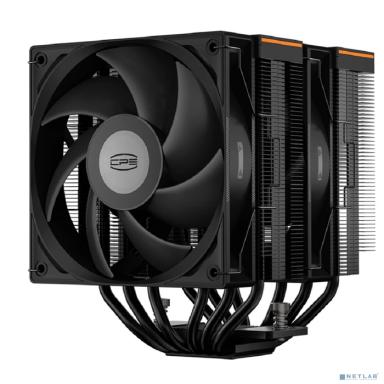 Кулер PCCooler RT620 Digital BK  S115X/1200/1700/1851/AM4/AM5 (TDP 265W, 2x120mm PWM FAN, 6 тепловых трубок 6мм, 500-2200RPM, 28-32dBa)