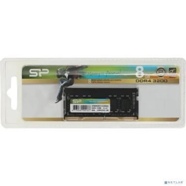 Память DDR4 8GB 3200MHz Silicon Power SP008GBSFU320X02 RTL PC4-25600 CL22 SO-DIMM 260-pin 1.2В single rank Ret