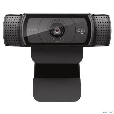 Камера Web Logitech HD Pro C920 черный 2Mpix (1920x1080) USB2.0 с микрофоном (960-001062)