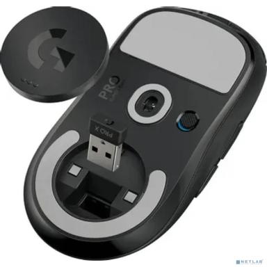 Мышь Logitech G Pro X Superlight черный оптическая 25600dpi беспров. USB 4but (910-005882)