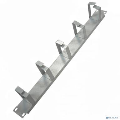 БАСТИОН SKAT TB Org R5/45-G  Кабельный органайзер 19", 5 колец 45 мм, серый (4465)