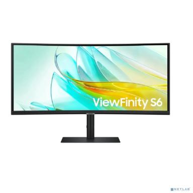 LCD Samsung 34" S34C650UAI ViewFinity S6 черный {VA 3440x1440 100Hz 5ms 21:9 полуматовая 350cd 178/178 DisplayPort USB M/M}