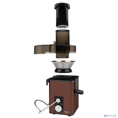 Соковыжималка центробежная Scarlett SC-JE50S57 1000Вт рез.сок.:600мл. коричневый/черный