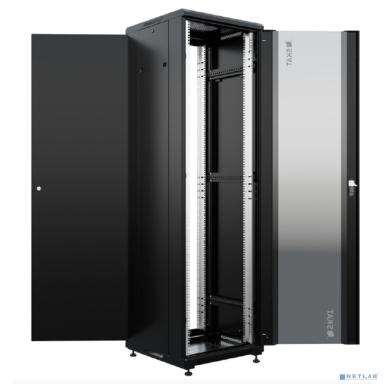 БАСТИОН SKAT TB-22R660GF-B Шкаф напольный универсальный серверный 22U 600х600мм, дверь стеклянная (4400) {1.5 года гарантия}