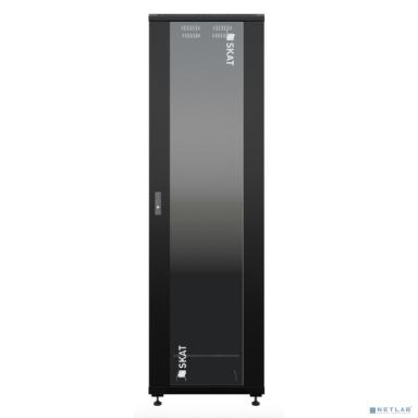 БАСТИОН SKAT TB-32R680GF-B Шкаф напольный универсальный серверный 32U 600х800мм, дверь стеклянная (4405) {1.5 года гарантия}