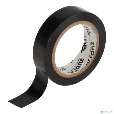 Изолента ПВХ 0,13х15мм, 10м, черная KRANZ