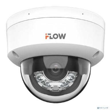 iFLOW F-IC-1442CM(4mm) Eco 4Мп уличная купольная IP-камера с гибридной Smart-подсветкой и встроенным микрофоном