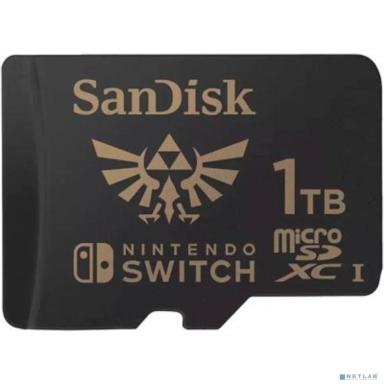 SecureDigital 1TB SanDisk Nintendo MicroSDXC UHS-I card for Nintendo Switch, Zelda Edition- 1TB, Up to 100MB/s read; up to 90MB/s write