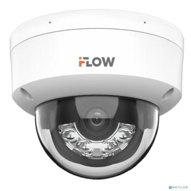 iFLOW F-IC-1482CM(2.8mm) Eco 8Мп уличная купольная IP-камера с гибридной Smart-подсветкой и встроенным микрофоном