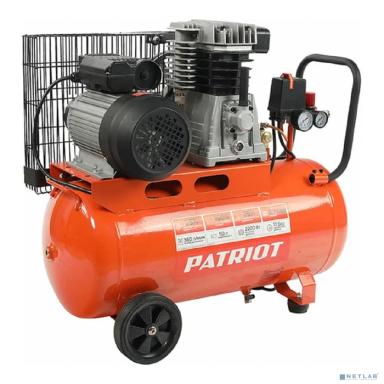 PATRIOT Expert Компрессор поршневой ременной [525301960] { PTR 50-360I, 360 л/мин, 10 бар, 2200 Вт, 50 л, быстросъемный 1/4" + "елочка" }