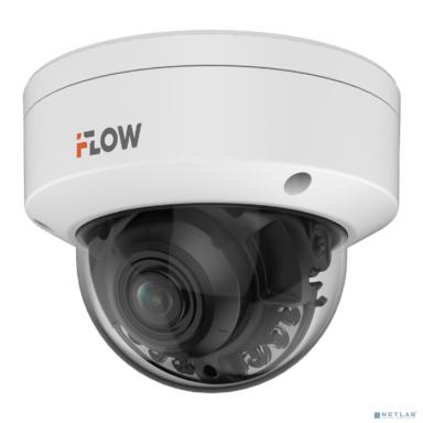 iFLOW F-IC-2486CMS(4mm) Value 8Мп уличная куполная IP-камера с гибридной Smart подсветкой до 30м, технологией BrightVu и SharpSense