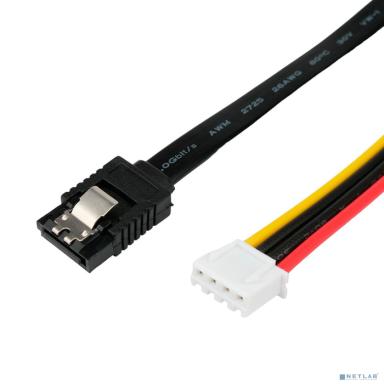 Cablexpert Кабель Combo SATA XH2.54 4pin+Sata 7pin / Sata 7+15pin, медь, 40см, пакет (CC-XH2.54-SATA-40CM)