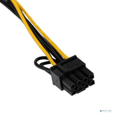 Cablexpert Кабель питания SATA PCIe 8pin / Sata 15pin, медь, 20см, пакет (CC-PCIE-SATA-20CM)