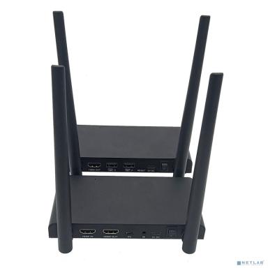 ORIENT VE058, WiFi HDMI KVM extender (Tx+Rx), HDMI+USB беспроводной удлинитель до 150 м, HDMI 2.0, 4K@60Hz, HDCP2.2, передача ИК сигнала (датчики в комплекте), (33253)