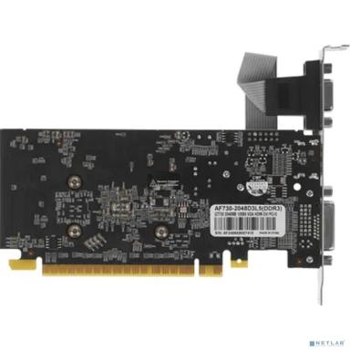 Видеокарта AFOX GT730 2GB GDDR3 128bit DVI HDMI 1FAN LP (AF730-2048D3L6) RTL