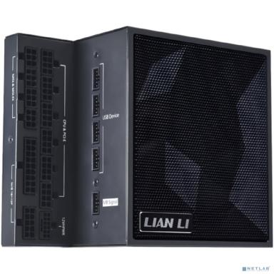 Lian Li  Блок питания  EG1300 / Black / ATX 3.1, 1300W, 80 PLUS Platinum, PCIe 5.1, APFC, USB HUB, 120mm FDB Fan, Fully Modular / G9P.EG1300.BE00.RU