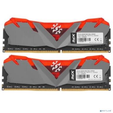 Память DDR4 2x16GB 3200MHz A-Data AX4U320016G16A-DR30 XPG Gammix D30 RTL PC4-25600 CL16 DIMM 288-pin 1.35В kit с радиатором Ret