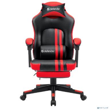 Игровое кресло Diablo Черный/Красный,PU,подножка DEFENDER (64407)