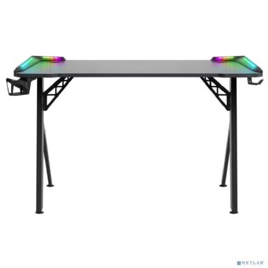 Игровой компьютерный стол Extreme RGB,подвес кружки+гарн.,черн. DEFENDER (64307)