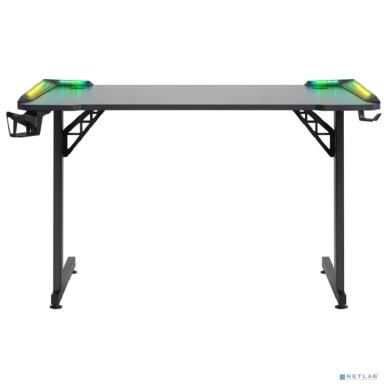 Игровой компьютерный стол Idol RGB,подвес круж+гарн.,черн,120 DEFENDER