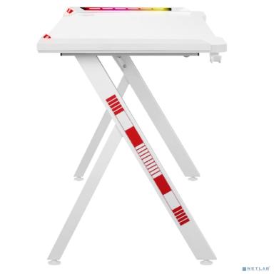 Игровой компьютерный стол Infinity RGB,подвес круж+гарн.,бел,120 DEFENDER