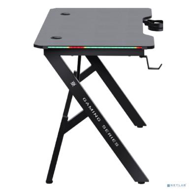 Игровой компьютерный стол Ino подвес кружк+гарн,черн,МДФ,RGB DEFENDER