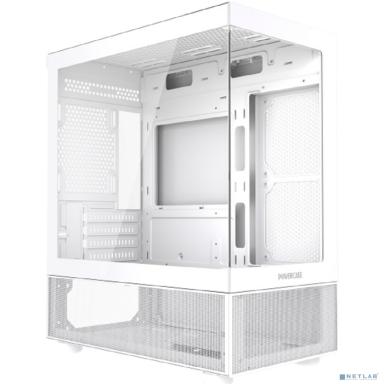 Powercase Корпус Vision Micro M2, Tempered Glass, белый, mATX  (CVMWM2-L0)