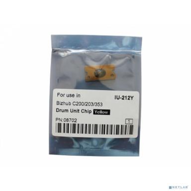 Чип драм-юнита для KONICA MINOLTA Bizhub C200 (CET) Yellow, (WW), (унив.), CET8702