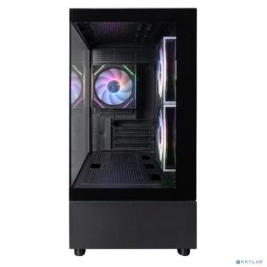 1STPLAYER MIKU Mi5 ARGB Black / mATX / 3x120mm ARGB fans / Mi5-BK-2FC7R-1FC7