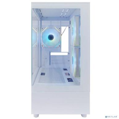 1STPLAYER MIKU Mi5 ARGB White / mATX / 3x120mm ARGB fans / Mi5-WH-2FC7R-W-1FC7-W