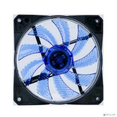 Вентилятор Digma DFAN-LED-BLUE RGB 120мм черный 3-pin 4-pin (Molex) Ret