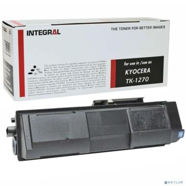 Тонер-картридж Integral TK-1270 с чипом для Kyocera Ecosys MA4000fx/ifx/x  (Европейская версия) (с чипом) . Ресурс 10к страниц. 