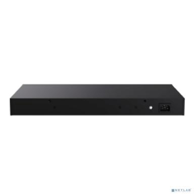 TENDA TEG1120P-16-150W Коммутатор неуправляемый PoE, 18 портов, 18x1 Гбит/с, PoE 16х30 Вт (до 150Вт), SFP 2x1 Гбит/с, установка в стойку
