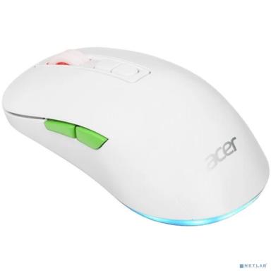 Acer OMR311 [ZL.MCECC.034] белая оптическая 2400dpi cordless BT/Radio USB for gamer 