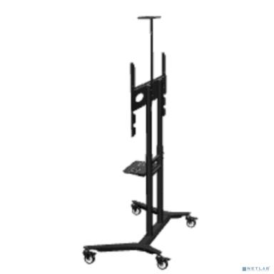 ONKRON мобильная стойка для ТВ 55"-90", макс 75кг, чёрная TS1871