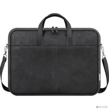 Defender Сумка для ноутбука Solid  15.6" PU кожа, черный, карман (26091)			
