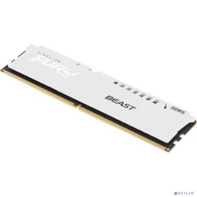 Оперативная память Kingston Fury Beast KF560C30BWE-16 DDR5 -  1x 16ГБ 6000МГц, DIMM,  White,  Ret