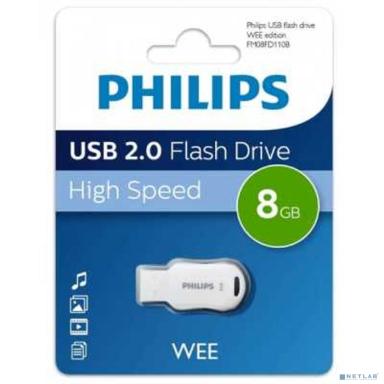 PHILIPS USB Drive 8GB PHILIPS WEE 2.0 8GB, USB 2.0 (FM08FD110B/97)