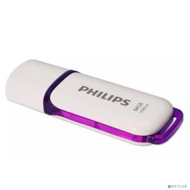 PHILIPS USB Drive 64GB PHILIPS SNOW3.0 64GB, USB 3.0 FM64FD75B/97