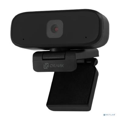 Оклик OK-C015HD черный 1Mpix (1280x720) USB2.0 с микрофоном